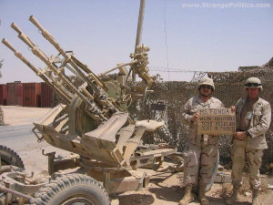 US TROOPS IN TIKRIT, IRAQ WAITING FOR JANE FONDA