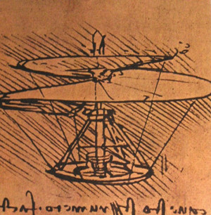 DRAWING OF A HELICOPTER