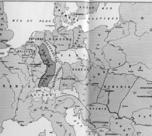 treaty of versailles map