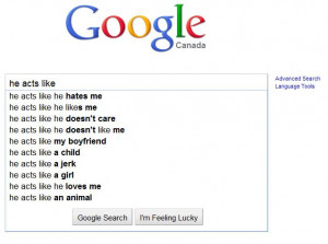 James: Oh, man. He acts like... a jerk. He acts like a child. He acts ...