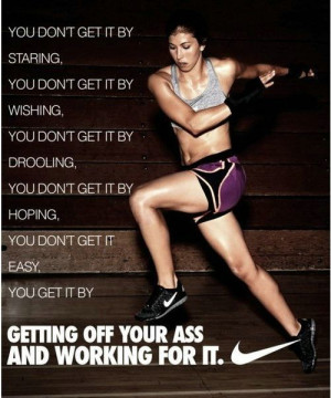 , girl, image, inspiration, just do it, motivation, muscles, nike ...