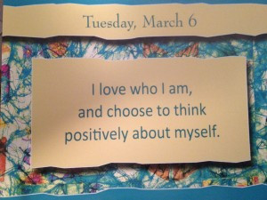 Are you speaking nicely…to yourself? Quote from today’s calendar ...