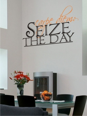 Wall Quotes Carpe Diem Seize the Day Wall Decal - Vinyl Wall Stickers