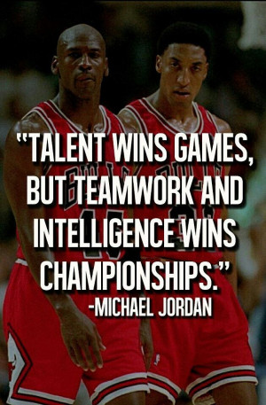 Michael Jordan / Teamwork