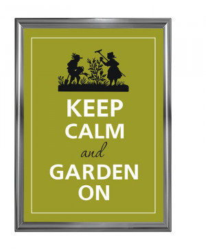 Keep calm and garden on by Agadart on Etsy, $12.00