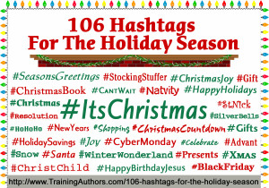 The first is that hashtags are an easy way to track a topic. If you ...