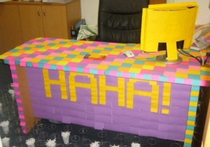 More cubicle pranks from Huffington Post :