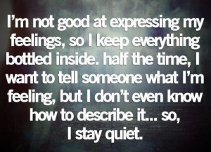 expressing feelings quotes