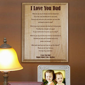 Personalized-Fathers-Day-Wood-Plaque-I-Love-You-Dad-Plaque-Poem ...
