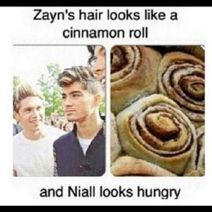 1d, food, kanelbulle, niall horan, one direction, zayn malik