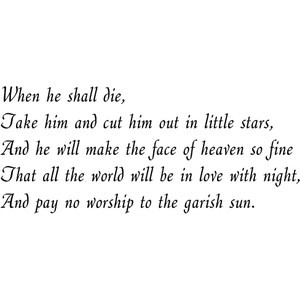 Romeo and Juliet quote
