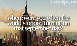 Where Were You (When The World Stopped Turning) - Alan Jackson