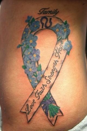 Alzheimer's tattoo