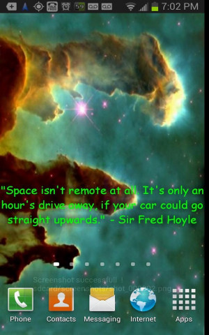 Hubble Scenes & Quotes - screenshot