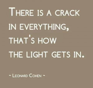 Leonard Cohen #quotes #light
