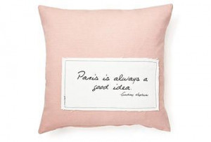 ... quote on the pillow and leaving the rough edges Pillow Talk | One