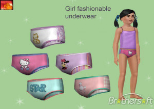 Description of Sims3 - girl underwear