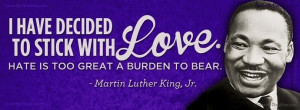 Martin Luther King Quotes on Love Facebook Cover