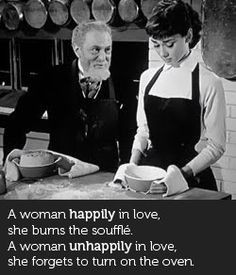 sabrina #audrey #hepburn #Marcel #Dalio #quote #love #soufflé #happy ...