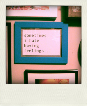 feelings, photograph, photography, polaroid, quote, text, words