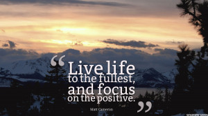 Focus On The Positive Quotes wallpaper 1920x1080