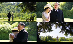 Mr. Carson consoling Lady Mary after she has been refused by Matthew ...