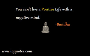 You can’t live a Positive Life with a negative mind.”