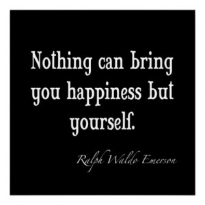 Emerson Happiness Inspirational Quote PrintVintage Emerson, Quote ...