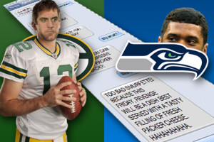 INTERCEPTED TEXT: Aaron Rodgers and Russell Wilson
