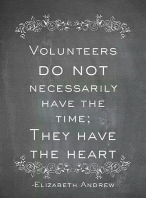 The strength of United Way is in our Volunteers and we thank you.