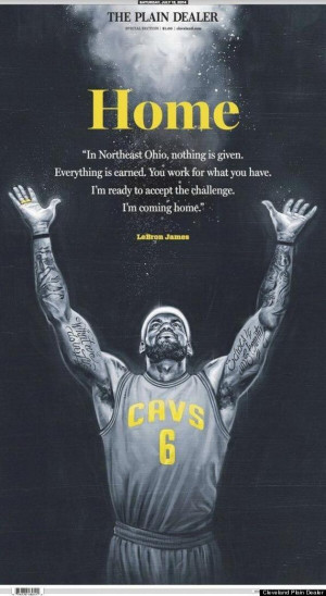 James made the announcement — four years after he left the Cavaliers ...