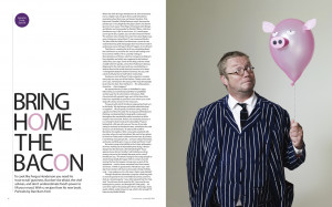 Dan Burn Forti shoots Fergus Henderson for FT Weekend Magazine