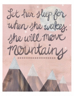 Here's to women moving mountains!!