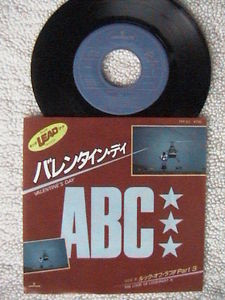 ABC VALENTINES DAY 7 45 PICTURE SLEEVE JAPANESE IMPORT MARTIN FRY