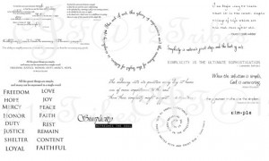 Simplicity Quotes - high res photoshop brushes