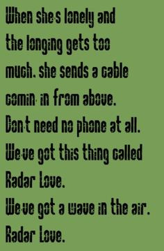 ... radar love song lyrics music lyrics song quotes music quotes songs