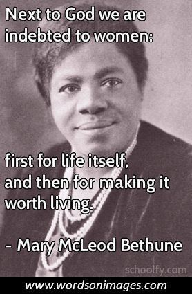 Mary mcleod bethune quotes