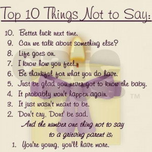 Things Not Say Those Grieving