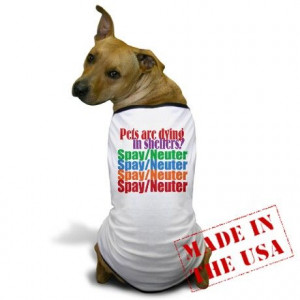 Spay Neuter Dog T-Shirt #pets #dog clothes #pets