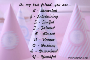 Happy Birthday Quotes for Best Friends Wishes