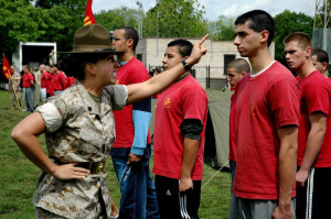 Marine Drill Instructors Yelling at Recruits-0021