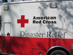American Red Cross disaster relief truck Image