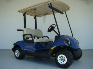 New Yamaha Drive Gas Golf Cart with Blue Body