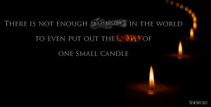 Candle Quote by The-Wojo