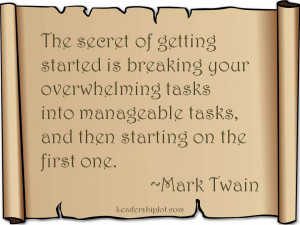 Mark Twain Quote on Taking Action