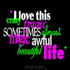 These are the love quote and life photo girly girl graphics ...
