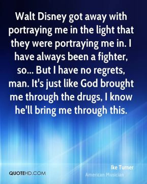 Walt Disney got away with portraying me in the light that they were ...