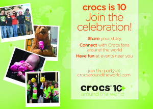 Crocs, Inc. Marks 10th Anniversary by Celebrating Crocs Around the ...