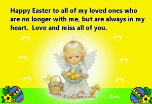 Missing Loved Ones At Easter