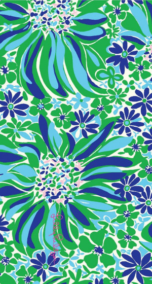 Flowers.Blue&Green